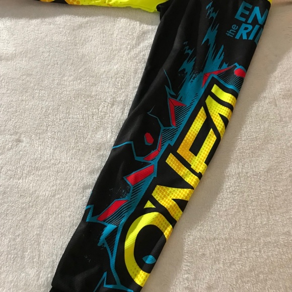 O'NEAL Long Sleeve Neon Yellow Shirt Men's Small - Picture 5 of 10